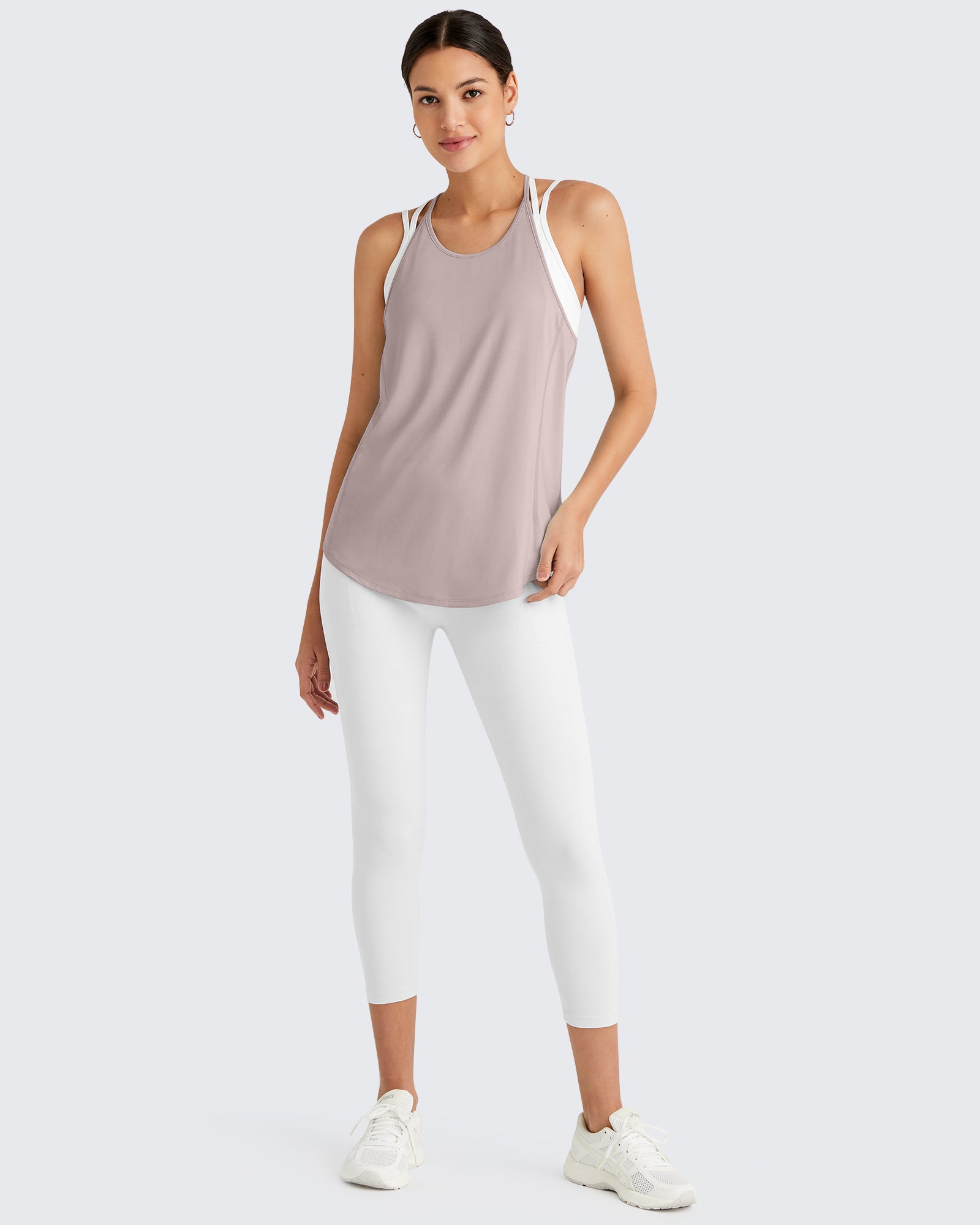 G4Free Activewear - Quick Dry Y Back Athletic Sleeveless Tanks -GF25L386AA-S-GF25L386AB-M-GF25L386AC-L-GF25L386AD-XL-GF25L386AE-XXL