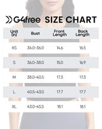 G4Free Activewear - Racerback Crop Sleeveless Tank Tops -GF24B223AA-S-GF24B223AB-M-GF24B223AC-L-GF24B223AD-XL-GF24B223AF-XS
