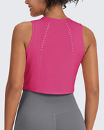 G4Free Activewear - Racerback Crop Sleeveless Tank Tops -GF24B223AA-S-GF24B223AB-M-GF24B223AC-L-GF24B223AD-XL-GF24B223AF-XS
