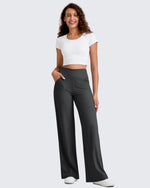 G4Free Activewear - Ribbed Cross High-Waist Wide Leg Pants -GF25J505AF-XS-GF25J506AF-XS-GF25J507AF-XS-GF25J505AA-S-GF25J506AA-S