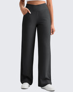G4Free Activewear - Ribbed Cross High-Waist Wide Leg Pants -GF25J505AF-XS-GF25J506AF-XS-GF25J507AF-XS-GF25J505AA-S-GF25J506AA-S