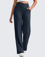 G4Free Activewear - Ribbed Cross High-Waist Wide Leg Pants -GF25J505AF-XS-GF25J506AF-XS-GF25J507AF-XS-GF25J505AA-S-GF25J506AA-S