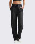 G4Free Activewear - Ribbed High-Rise Drawstring Casual Pants -GF24J301AA-S-GF24J302AA-S-GF24J303AA-S-GF24J301AB-M-GF24J302AB-M