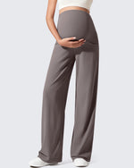 G4Free Activewear - Ribbed Maternity Wide Leg Casual Yoga Pants -GF25JY537AF-XS-GF25JY538AF-XS-GF25JY539AF-XS-GF25JY537AA-S-GF25JY538AA-S