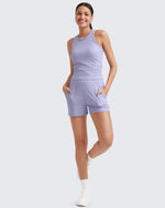 G4Free Activewear - Ribbed Mid-Rise Seamless Work Shorts -GF25E314AA-S-GF25E314AB-M-GF25E314AC-L-GF25E314AD-XL-GF25E314AE-XXL