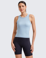 G4Free Activewear - Ribbed Slim Racerback Athletic Tanks -GF25B327AA-S-GF25B327AB-M-GF25B327AC-L-GF25B327AD-XL-GF25B327AF-XS