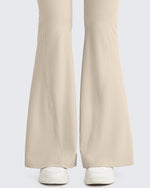 G4Free Activewear - Ribbed Tummy Control Flare Yoga Pants -GF25A407AA-S-GF25A408AA-S-GF25A409AA-S-GF25A407AB-M-GF25A408AB-M