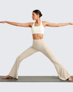 G4Free Activewear - Ribbed Tummy Control Flare Yoga Pants -GF25A407AA-S-GF25A408AA-S-GF25A409AA-S-GF25A407AB-M-GF25A408AB-M