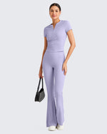 G4Free Activewear - Ribbed Tummy Control Flare Yoga Pants -GF25A407AA-S-GF25A408AA-S-GF25A409AA-S-GF25A407AB-M-GF25A408AB-M