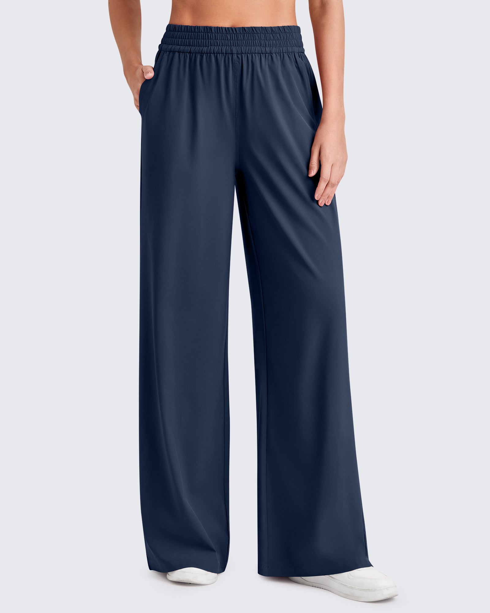 G4Free Activewear - ShiftReady Elastic Waistband Wide Leg Work Trousers -GF25J377AA-S-GF25J433AA-S-GF25J434AA-S-GF25J377AB-M-GF25J433AB-M