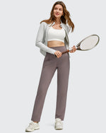 G4Free Activewear - ShiftReady Front Pleated Ankle Tapered High Waist Trousers -GF25D637AA-S-GF25D638AA-S-GF25D639AA-S-GF25D637AB-M-GF25D638AB-M