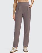 G4Free Activewear - ShiftReady Front Pleated Ankle Tapered High Waist Trousers -GF25D637AA-S-GF25D638AA-S-GF25D639AA-S-GF25D637AB-M-GF25D638AB-M