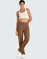 G4Free Activewear - ShiftReady High-Waist Straight Dress Pants -GF24D264AA-S-GF24D265AA-S-GF24D266AA-S-GF24D264AB-M-GF24D265AB-M