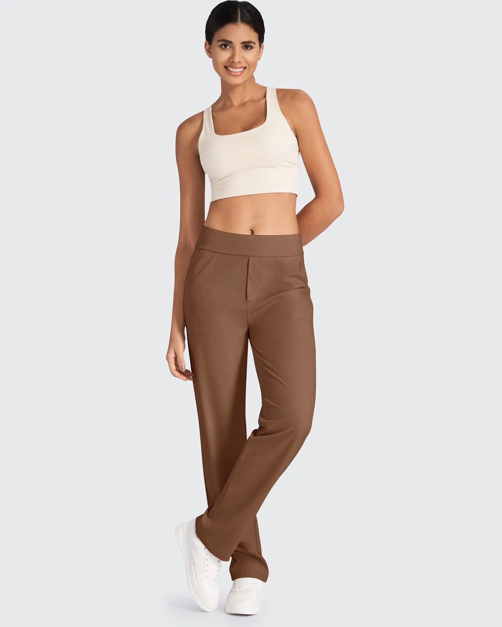 G4Free Activewear - ShiftReady High-Waist Straight Dress Pants -GF24D264AA-S-GF24D265AA-S-GF24D266AA-S-GF24D264AB-M-GF24D265AB-M