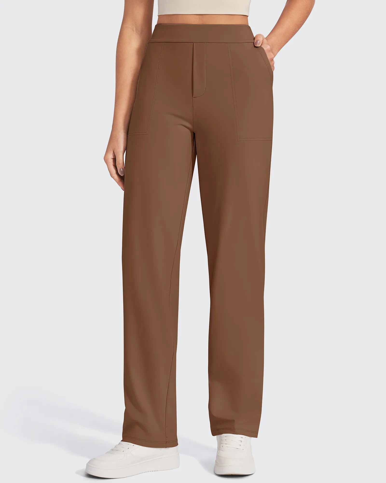 G4Free Activewear - ShiftReady High-Waist Straight Dress Pants -GF24D264AA-S-GF24D265AA-S-GF24D266AA-S-GF24D264AB-M-GF24D265AB-M