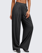 G4Free Activewear - ShiftReady Lightweight Front Pleat Wide Leg Pants -GF25J353DA-S-GF25J354DA-S-GF25J355DA-S-GF25J353DB-M-GF25J354DB-M