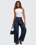 G4Free Activewear - ShiftReady Lightweight Front Pleat Wide Leg Pants -GF25J353DA-S-GF25J354DA-S-GF25J355DA-S-GF25J353DB-M-GF25J354DB-M