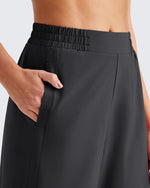 G4Free Activewear - ShiftReady Side Slit High-Rise Wide Leg Ankle Pants -GF25J403AA-S-GF25J428AA-S-GF25J429AA-S-GF25J403AB-M-GF25J428AB-M