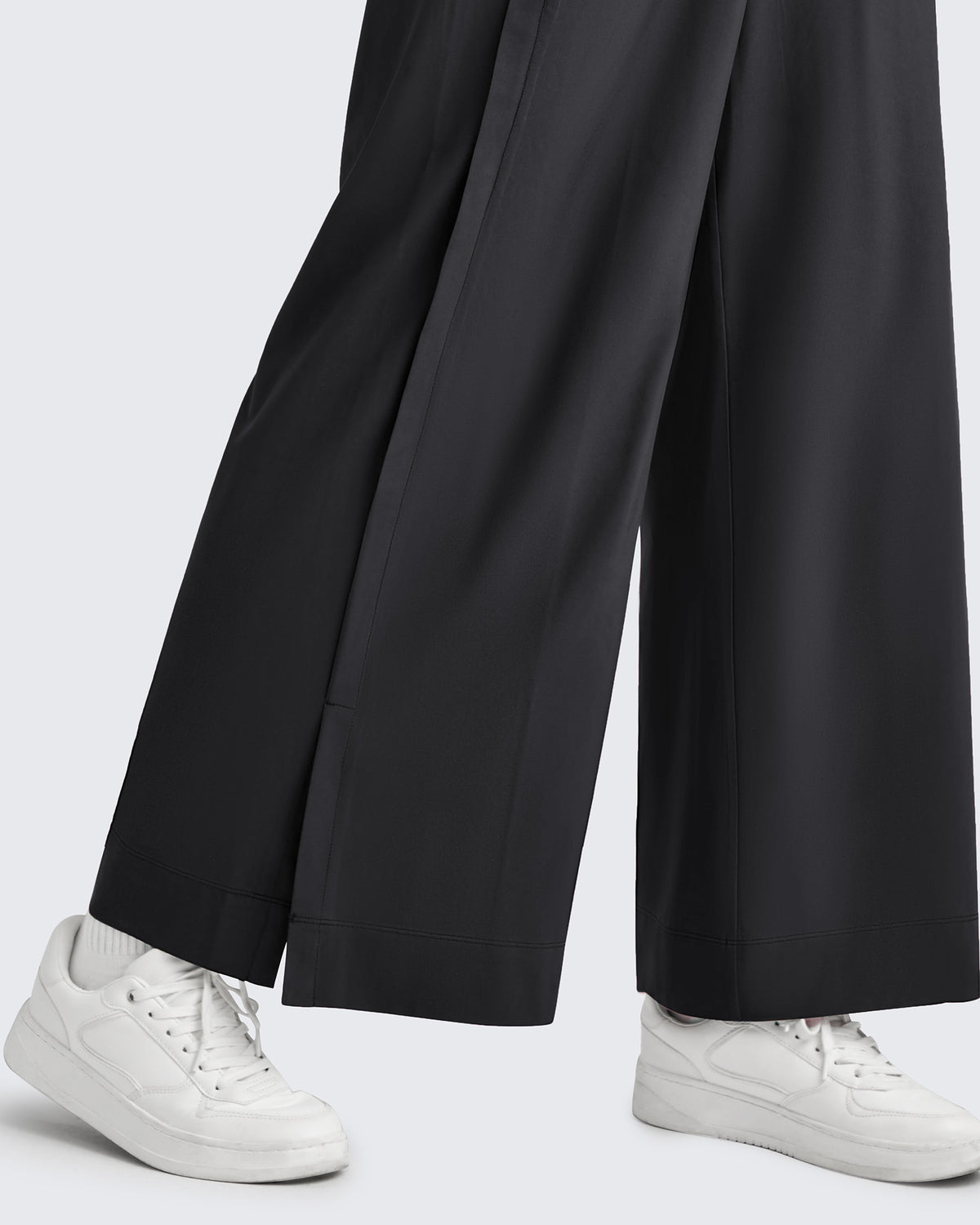 G4Free Activewear - ShiftReady Side Slit High-Rise Wide Leg Ankle Pants -GF25J403AA-S-GF25J428AA-S-GF25J429AA-S-GF25J403AB-M-GF25J428AB-M