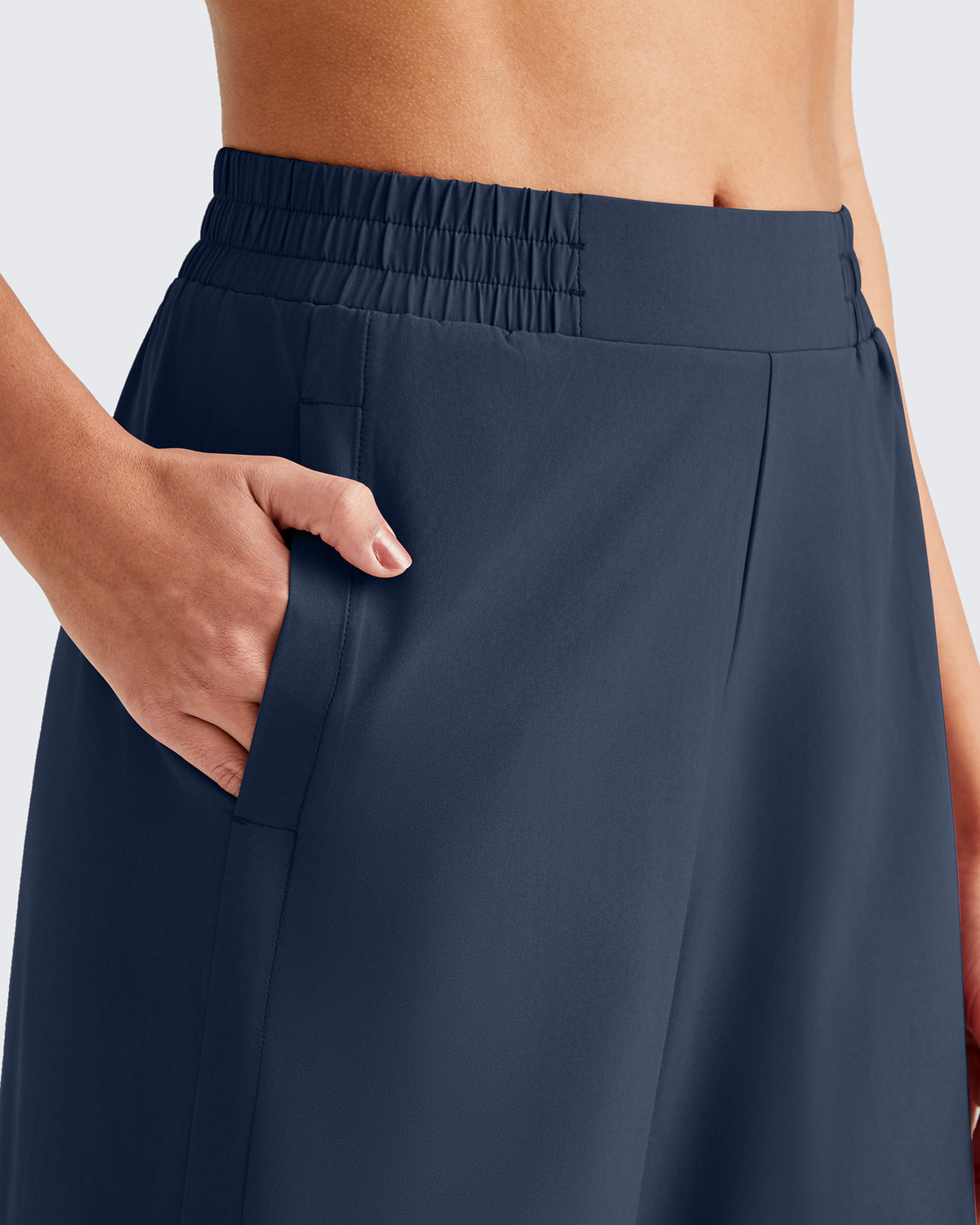 G4Free Activewear - ShiftReady Side Slit High-Rise Wide Leg Ankle Pants -GF25J403AA-S-GF25J428AA-S-GF25J429AA-S-GF25J403AB-M-GF25J428AB-M