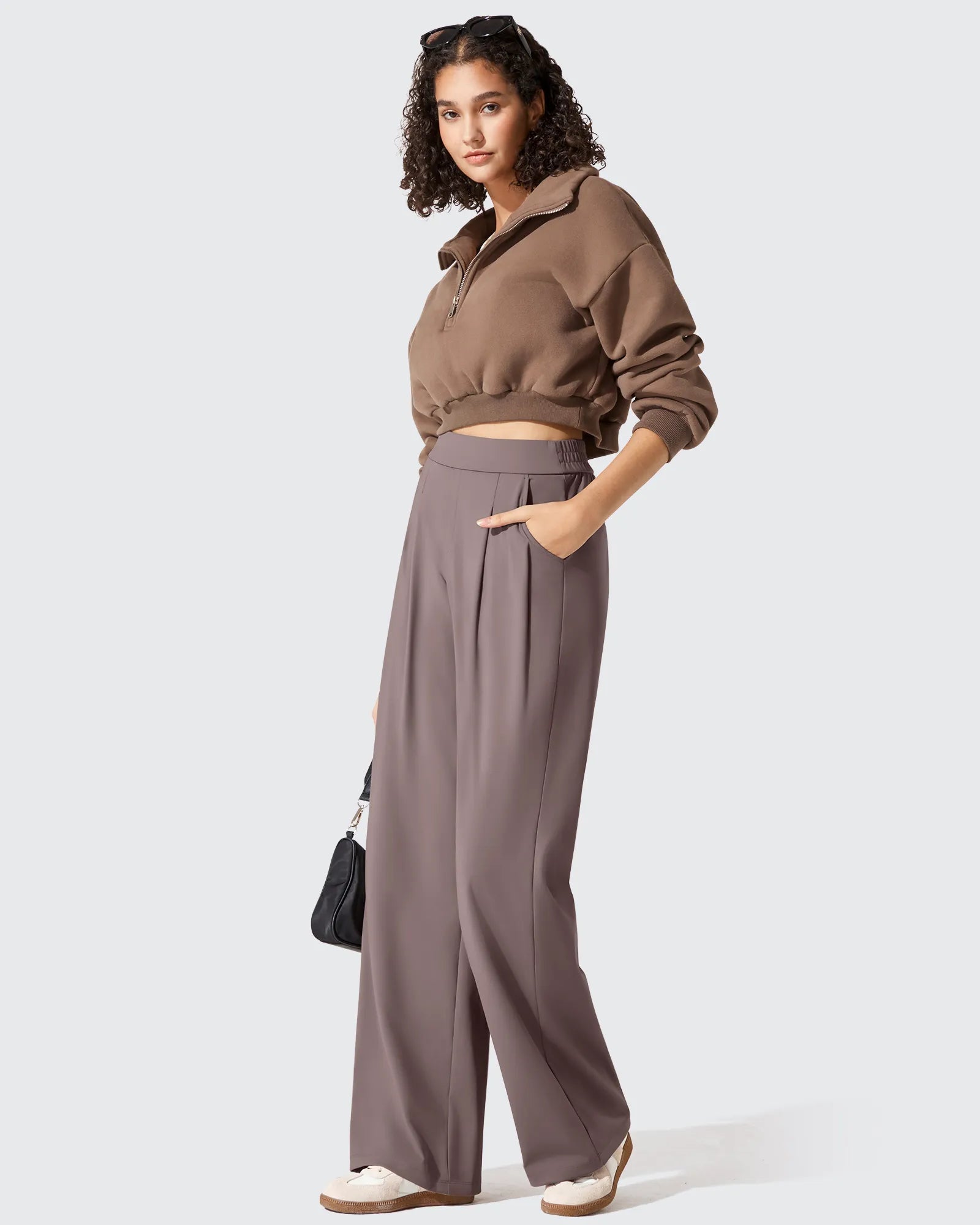 G4Free Activewear - ShiftReady Two Front Pleated Wide Leg Dress Pants -GF25J677AF-XS-GF25J678AF-XS-GF25J679AF-XS-GF25J677AA-S-GF25J678AA-S