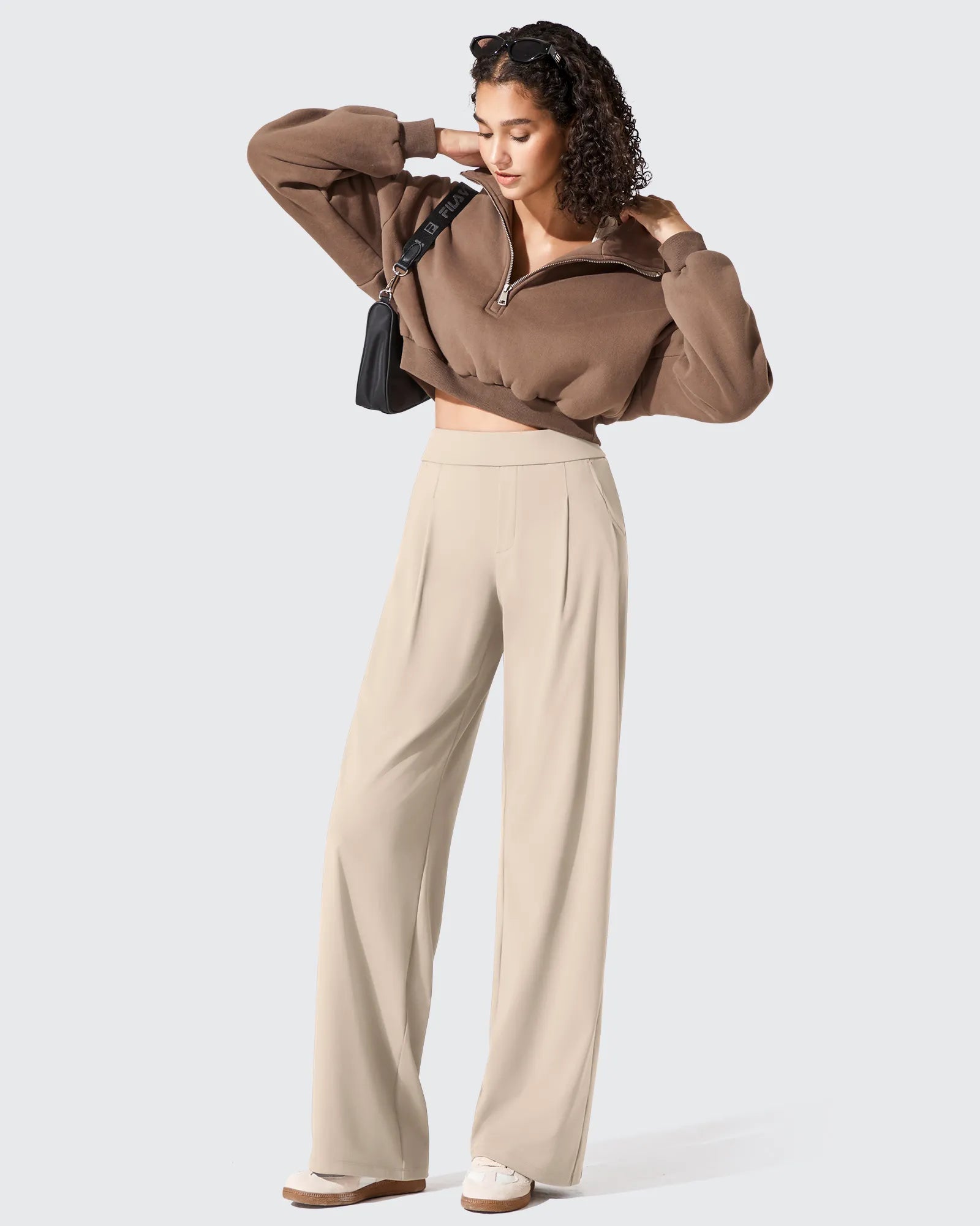 G4Free Activewear - ShiftReady Two Front Pleated Wide Leg Dress Pants -GF25J677AF-XS-GF25J678AF-XS-GF25J679AF-XS-GF25J677AA-S-GF25J678AA-S