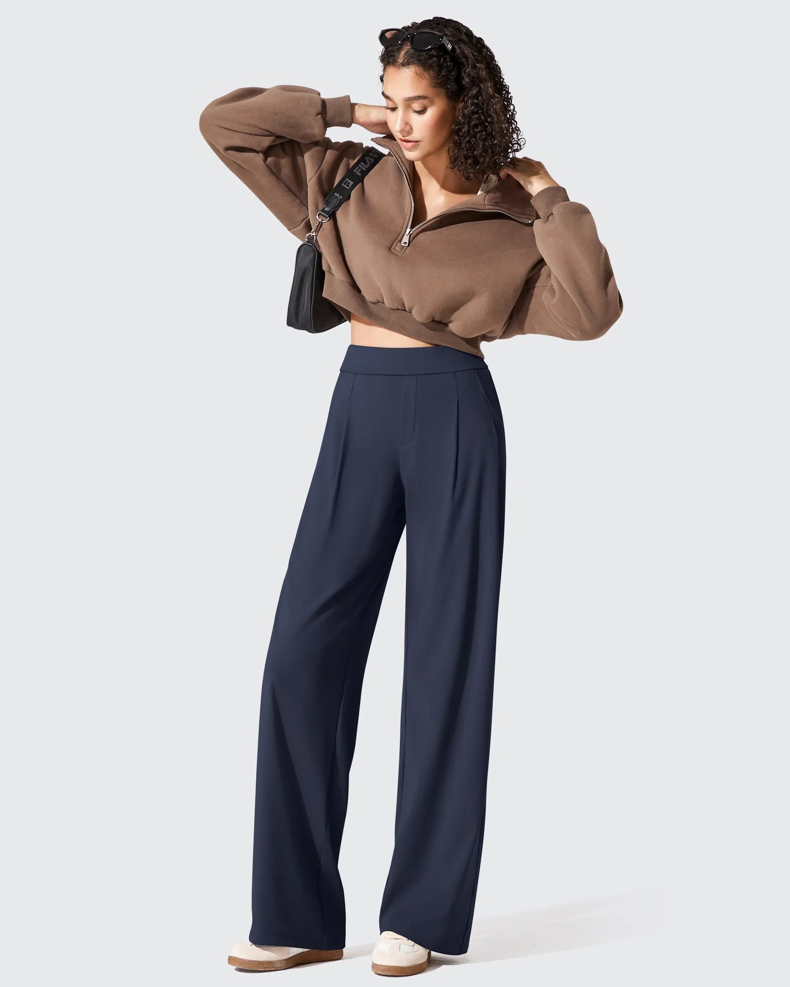 G4Free Activewear - ShiftReady Two Front Pleated Wide Leg Dress Pants -GF25J677AF-XS-GF25J678AF-XS-GF25J679AF-XS-GF25J677AA-S-GF25J678AA-S