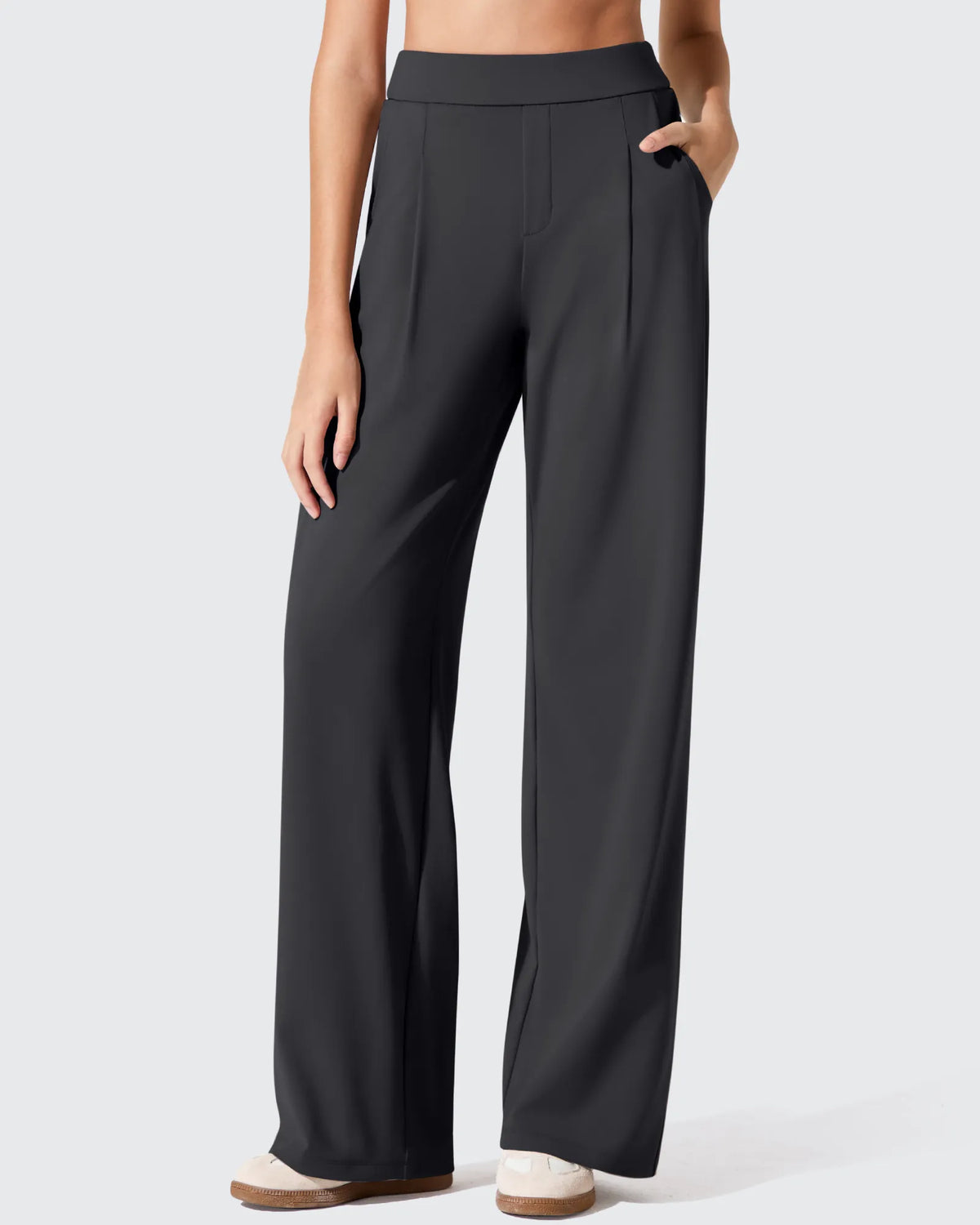 G4Free Activewear - ShiftReady Two Front Pleated Wide Leg Dress Pants -GF25J677AF-XS-GF25J678AF-XS-GF25J679AF-XS-GF25J677AA-S-GF25J678AA-S