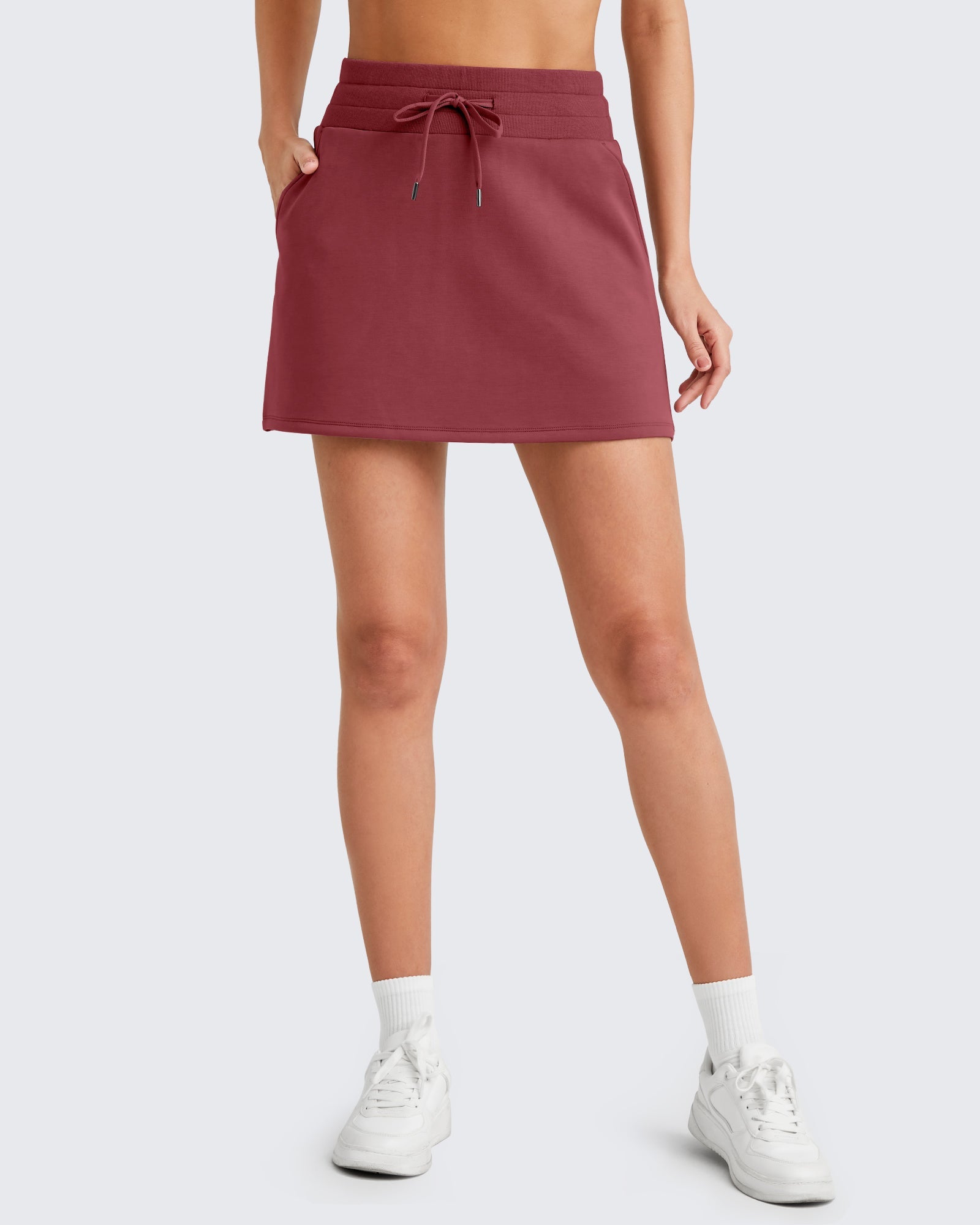 G4Free Activewear - Smoofit Casual Drawstring Sweat Skirts -GF25S404AA-S-GF25S404AB-M-GF25S404AC-L-GF25S404AD-XL-GF25S404AE-XXL