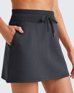 G4Free Activewear - Smoofit Casual Drawstring Sweat Skirts -GF25S404AA-S-GF25S404AB-M-GF25S404AC-L-GF25S404AD-XL-GF25S404AE-XXL