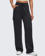 G4Free Activewear - Smoofit Drawstring Wide Leg Pockets Cargo Sweatpants -GF25J532AF-XS-GF25J533AF-XS-GF25J534AF-XS-GF25J532AA-S-GF25J533AA-S