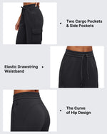 G4Free Activewear - Smoofit Drawstring Wide Leg Pockets Cargo Sweatpants -GF25J532AF-XS-GF25J533AF-XS-GF25J534AF-XS-GF25J532AA-S-GF25J533AA-S