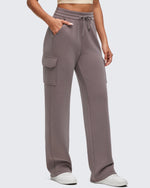 G4Free Activewear - Smoofit Drawstring Wide Leg Pockets Cargo Sweatpants -GF25J532AF-XS-GF25J533AF-XS-GF25J534AF-XS-GF25J532AA-S-GF25J533AA-S