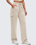 G4Free Activewear - Smoofit Drawstring Wide Leg Pockets Cargo Sweatpants -GF25J532AF-XS-GF25J533AF-XS-GF25J534AF-XS-GF25J532AA-S-GF25J533AA-S