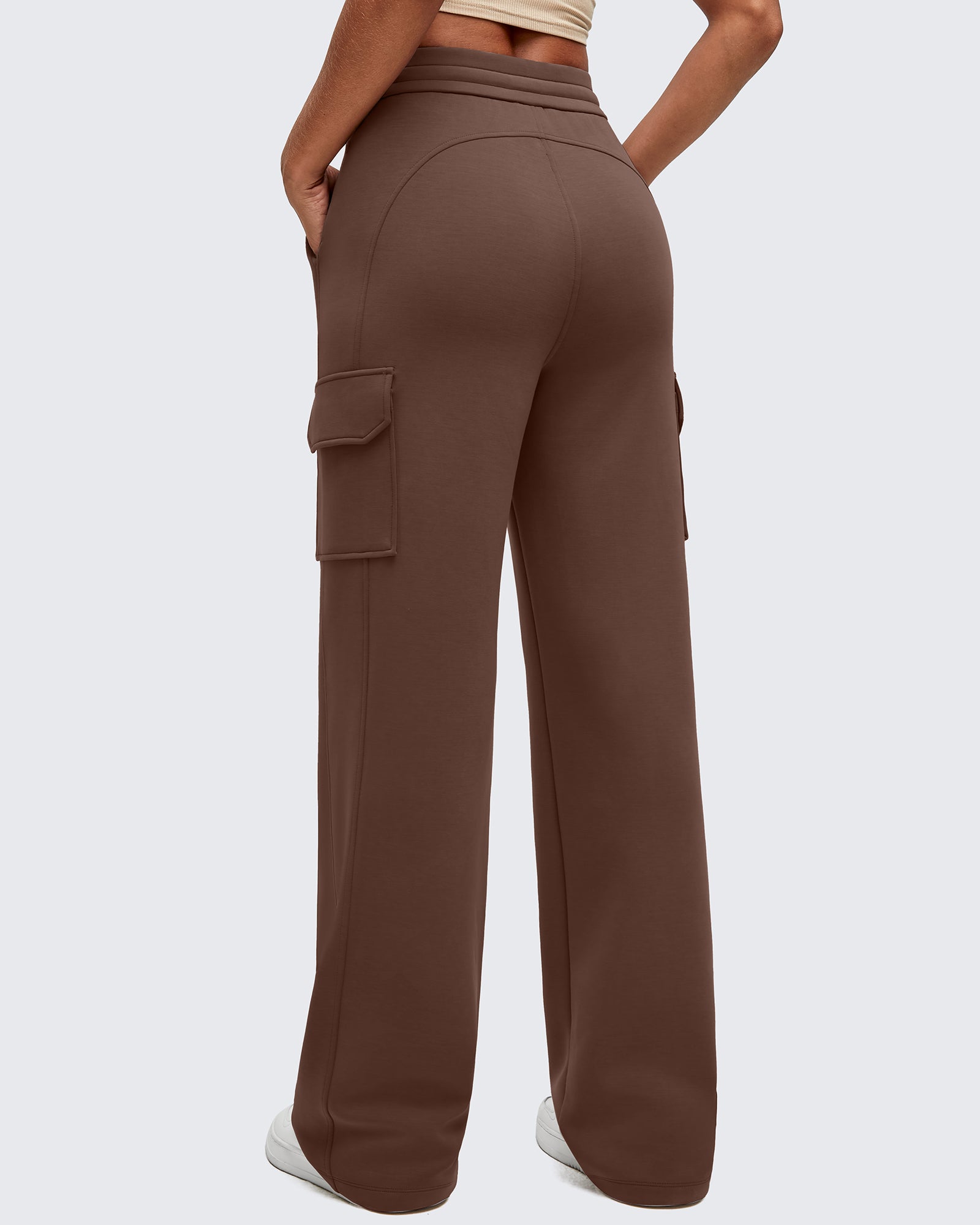 G4Free Activewear - Smoofit Drawstring Wide Leg Pockets Cargo Sweatpants -GF25J532AF-XS-GF25J533AF-XS-GF25J534AF-XS-GF25J532AA-S-GF25J533AA-S