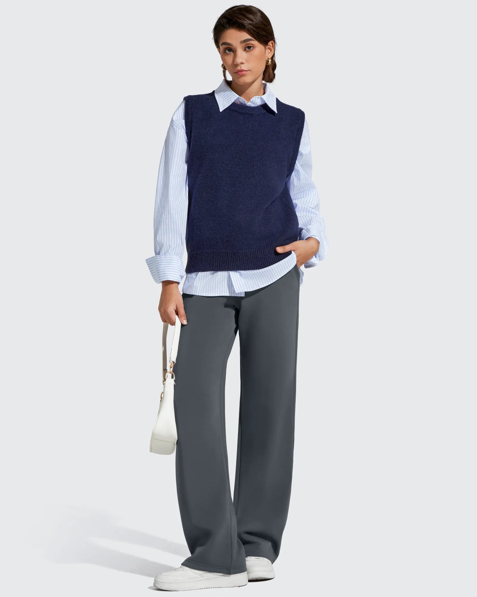 G4Free Activewear - Smoofit Elastic Drawstring Fleece Lined Wide Leg Sweatpants -GF25J723AA-S-GF25J724AA-S-GF25J725AA-S-GF25J723AB-M-GF25J724AB-M