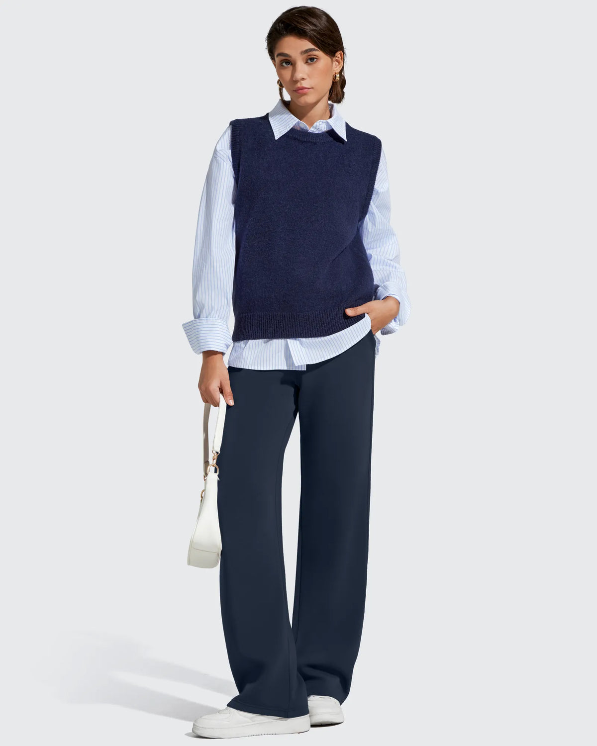 G4Free Activewear - Smoofit Elastic Drawstring Fleece Lined Wide Leg Sweatpants -GF25J723AA-S-GF25J724AA-S-GF25J725AA-S-GF25J723AB-M-GF25J724AB-M