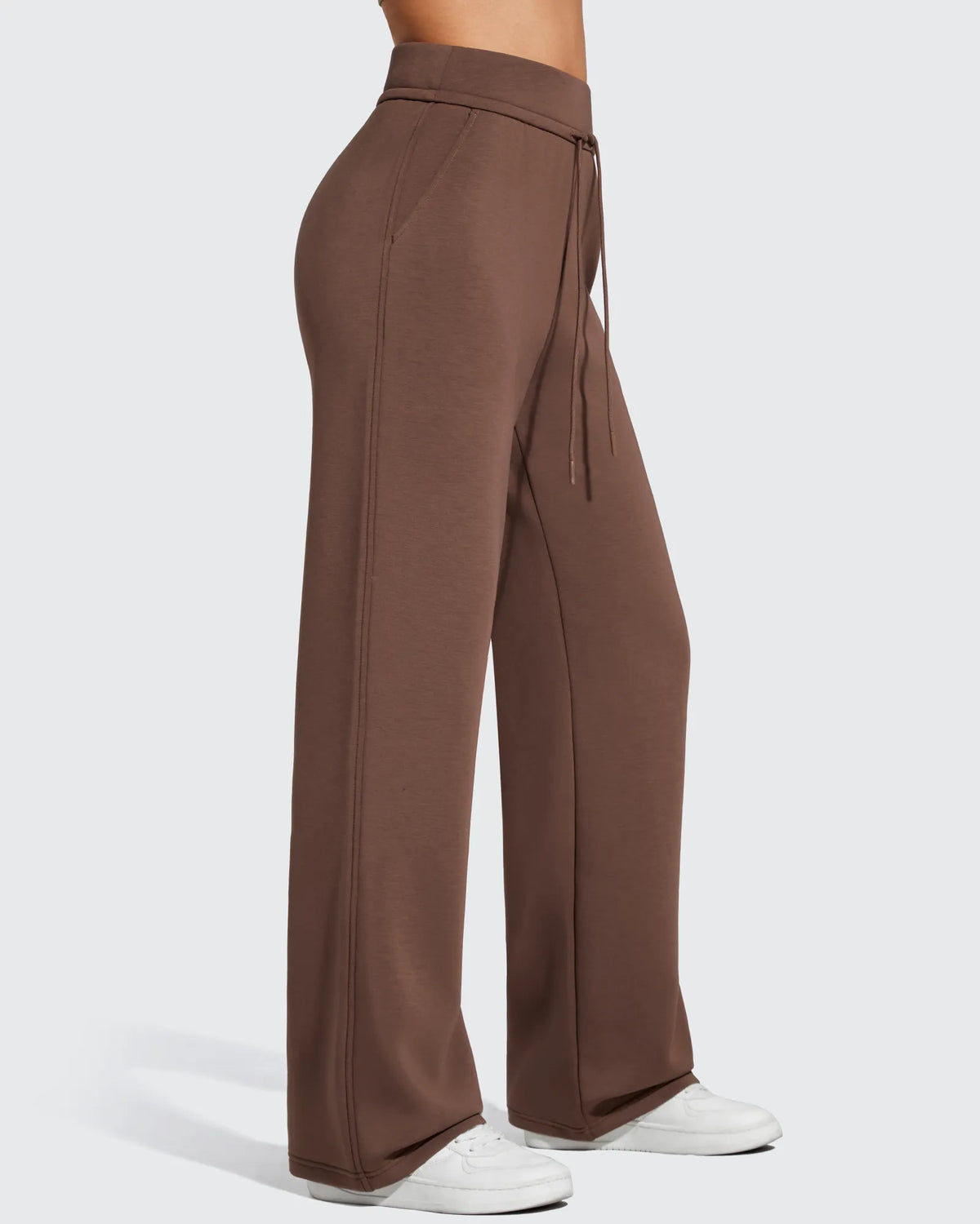 G4Free Activewear - Smoofit Elastic Drawstring Fleece Lined Wide Leg Sweatpants -GF25J723AA-S-GF25J724AA-S-GF25J725AA-S-GF25J723AB-M-GF25J724AB-M