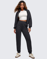 G4Free Activewear - Smoofit Elastic Waist Pull Pockets Joggers Pants -GF25D552AF-XS-GF25D553AF-XS-GF25D554AF-XS-GF25D552AA-S-GF25D553AA-S