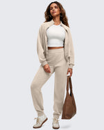 G4Free Activewear - Smoofit Elastic Waist Pull Pockets Joggers Pants -GF25D552AF-XS-GF25D553AF-XS-GF25D554AF-XS-GF25D552AA-S-GF25D553AA-S