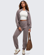 G4Free Activewear - Smoofit Elastic Waist Pull Pockets Joggers Pants -GF25D552AF-XS-GF25D553AF-XS-GF25D554AF-XS-GF25D552AA-S-GF25D553AA-S