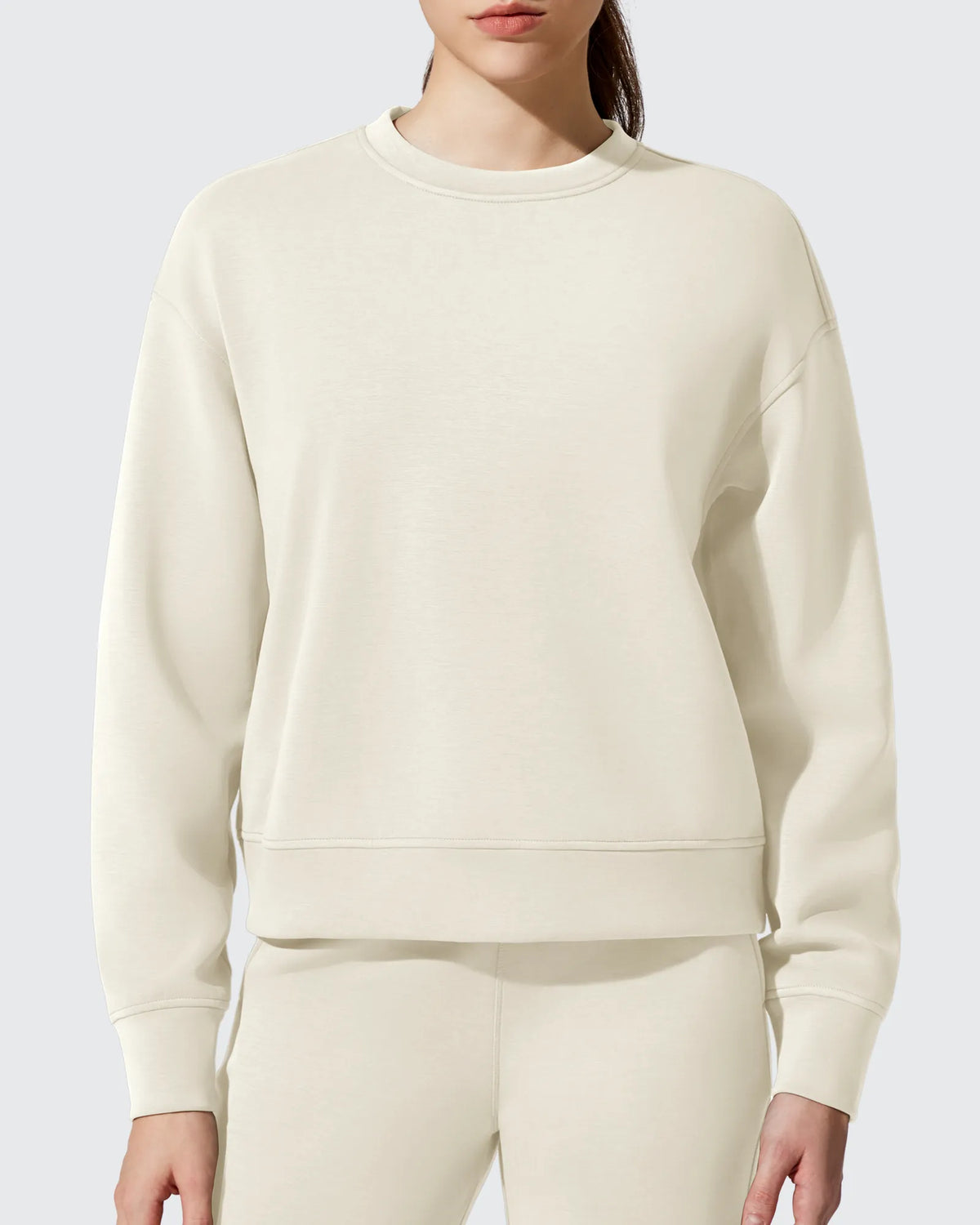 G4Free Activewear - Smoofit Fleece Crewneck Pullover Long Sleeve Hoodies -GF25F711AA-S-GF25F711AB-M-GF25F711AC-L-GF25F711AD-XL-GF25F711AE-XXL