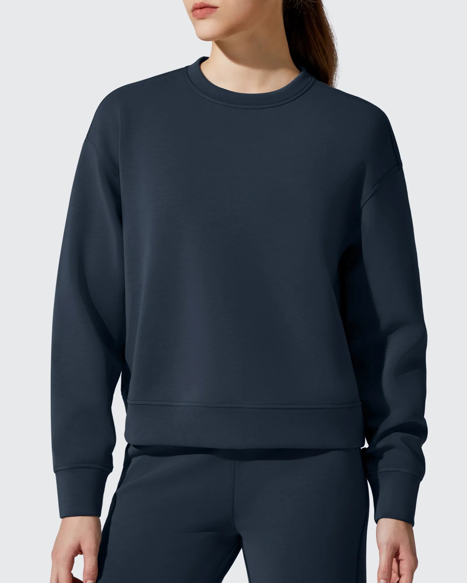 G4Free Activewear - Smoofit Fleece Crewneck Pullover Long Sleeve Hoodies -GF25F711AA-S-GF25F711AB-M-GF25F711AC-L-GF25F711AD-XL-GF25F711AE-XXL