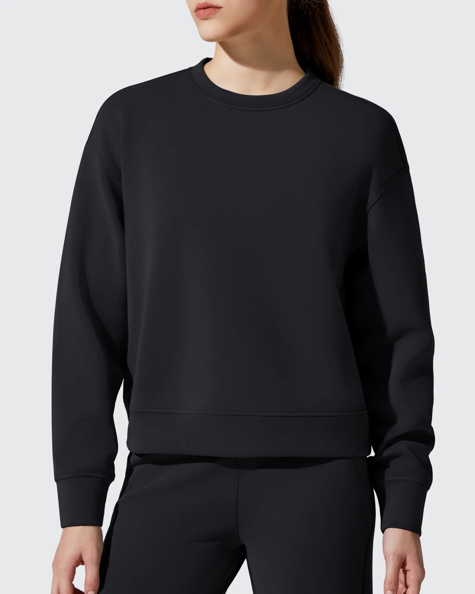 G4Free Activewear - Smoofit Fleece Crewneck Pullover Long Sleeve Hoodies -GF25F711AA-S-GF25F711AB-M-GF25F711AC-L-GF25F711AD-XL-GF25F711AE-XXL