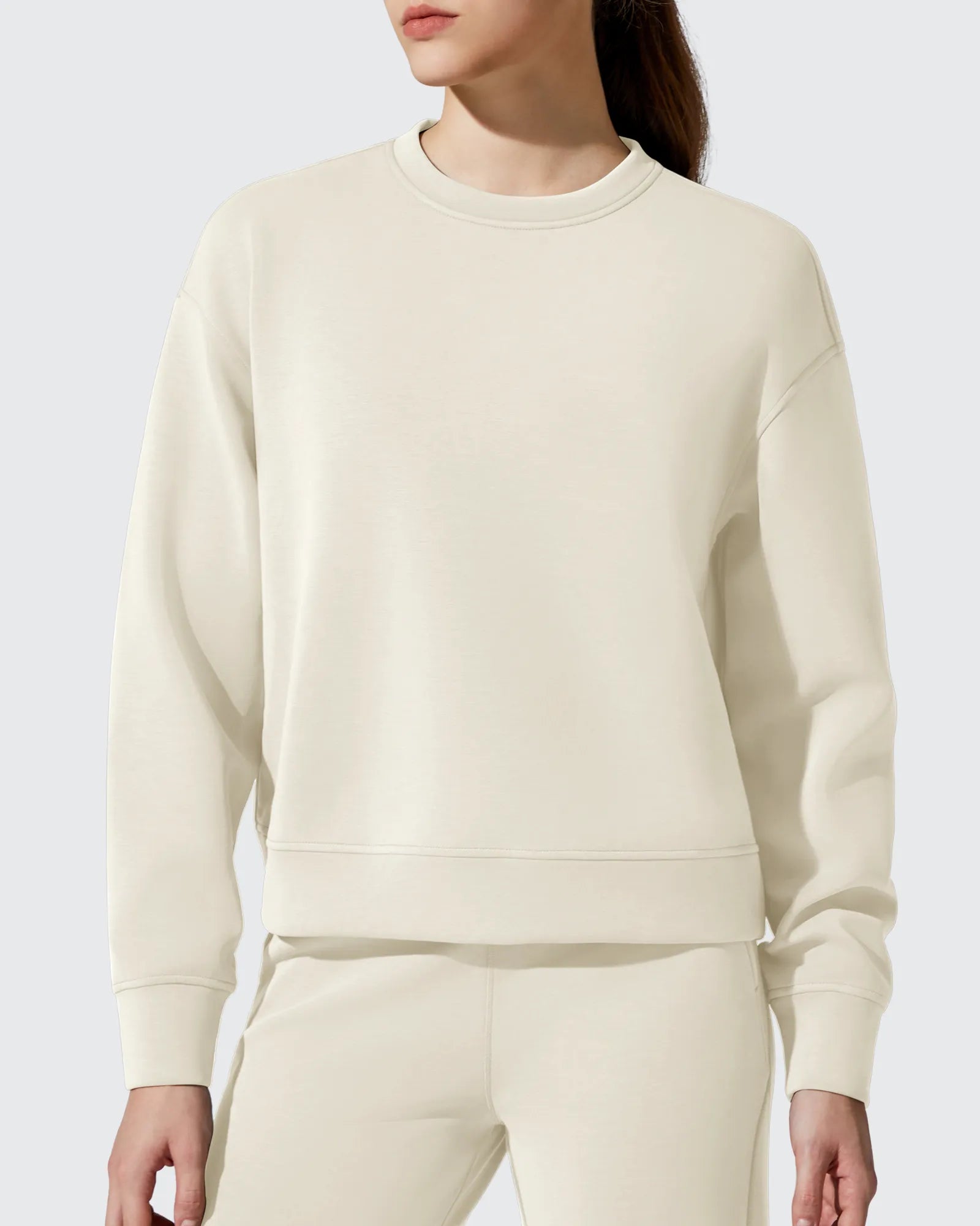 G4Free Activewear - Smoofit Fleece Crewneck Pullover Long Sleeve Hoodies -GF25F711AA-S-GF25F711AB-M-GF25F711AC-L-GF25F711AD-XL-GF25F711AE-XXL