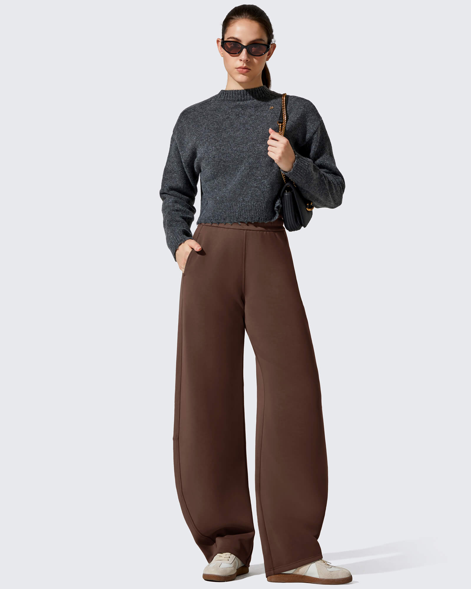 G4Free Activewear - Smoofit Fleece Lined Baggy Barrel Wide Leg Sweatpants -GF25J611AF-XS-GF25J612AF-XS-GF25J613AF-XS-GF25J611AA-S-GF25J612AA-S