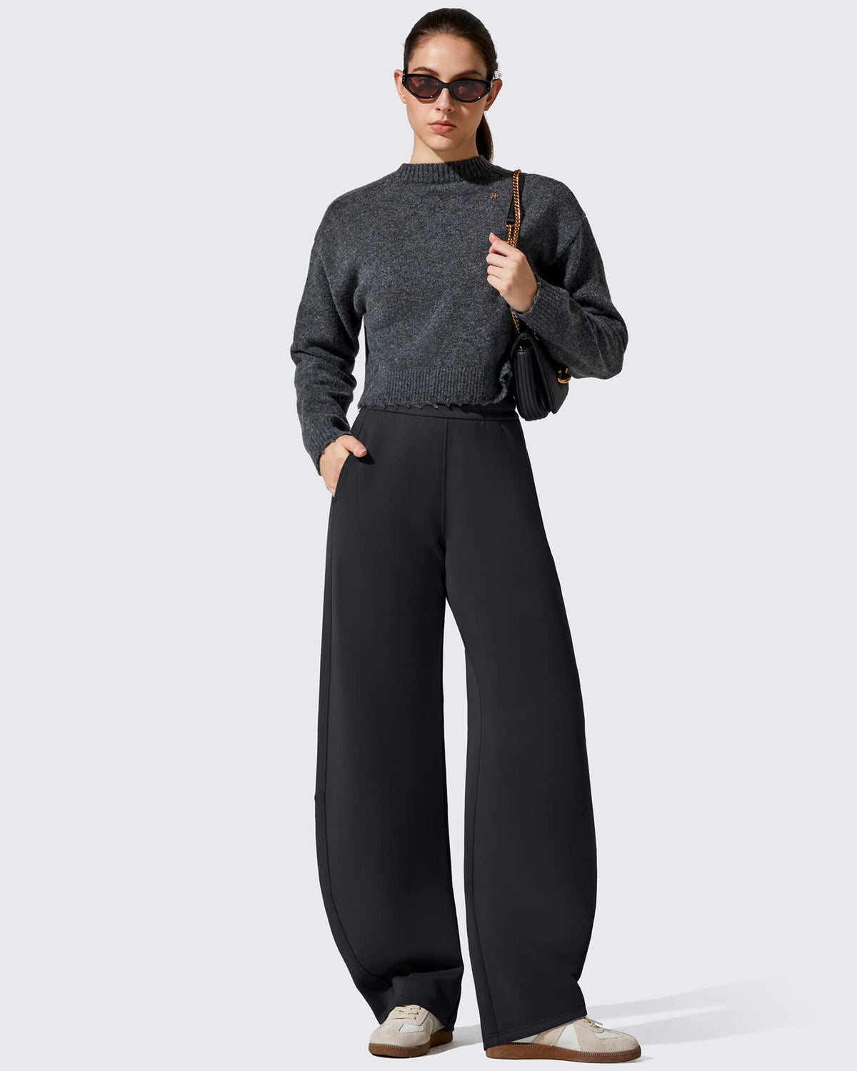 G4Free Activewear - Smoofit Fleece Lined Baggy Barrel Wide Leg Sweatpants -GF25J611AF-XS-GF25J612AF-XS-GF25J613AF-XS-GF25J611AA-S-GF25J612AA-S