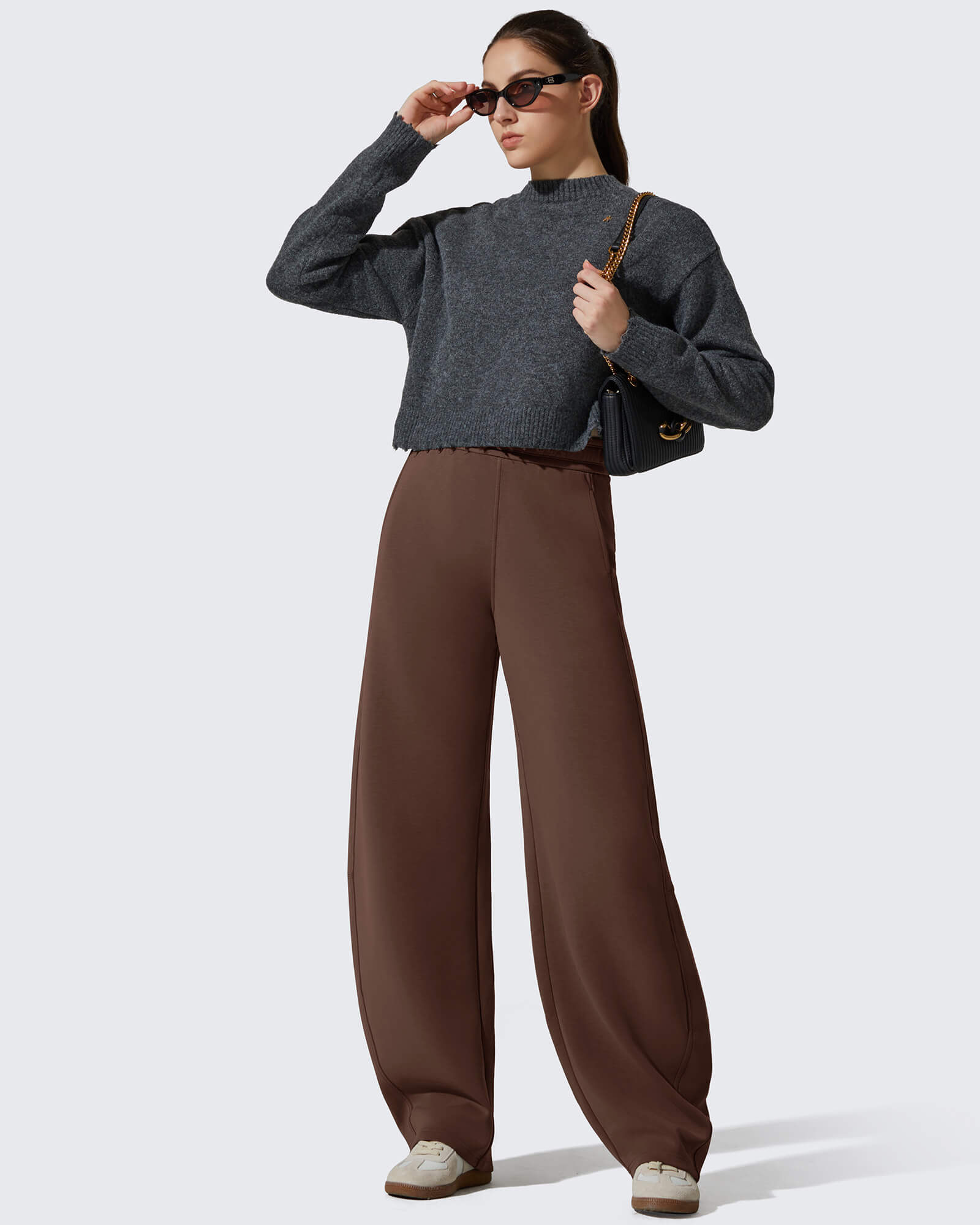 G4Free Activewear - Smoofit Fleece Lined Baggy Barrel Wide Leg Sweatpants -GF25J611AF-XS-GF25J612AF-XS-GF25J613AF-XS-GF25J611AA-S-GF25J612AA-S