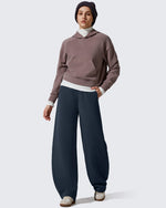 G4Free Activewear - Smoofit Fleece Lined Baggy Barrel Wide Leg Sweatpants -GF25J611AF-XS-GF25J612AF-XS-GF25J613AF-XS-GF25J611AA-S-GF25J612AA-S