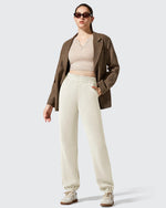 G4Free Activewear - Smoofit Fleece Lined High Waist Joggers Sweatpants -GF25D719AA-S-GF25D720AA-S-GF25D721AA-S-GF25D719AB-M-GF25D720AB-M